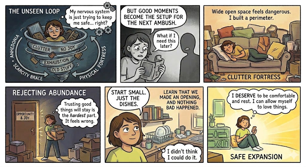 Stuck in Life, No Joy, and Surrounded by Clutter After Narcissistic Abuse?