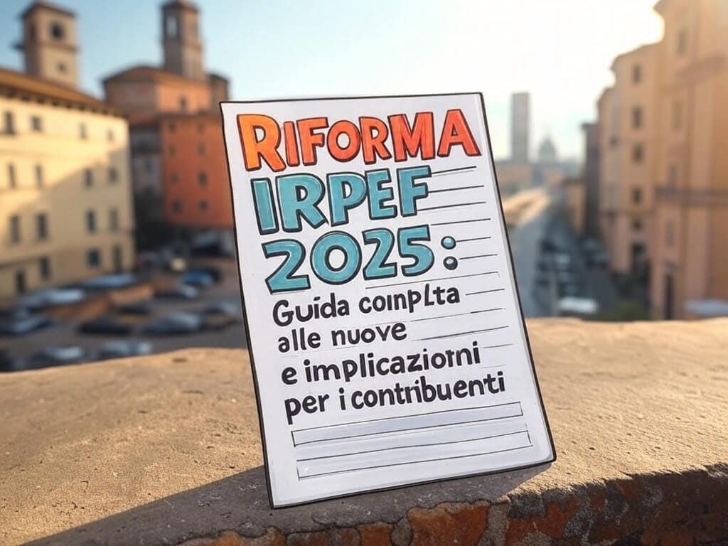 Riforma IRPEF 2025: Guida completa alle nuove aliquote e implicazioni per i contribuenti