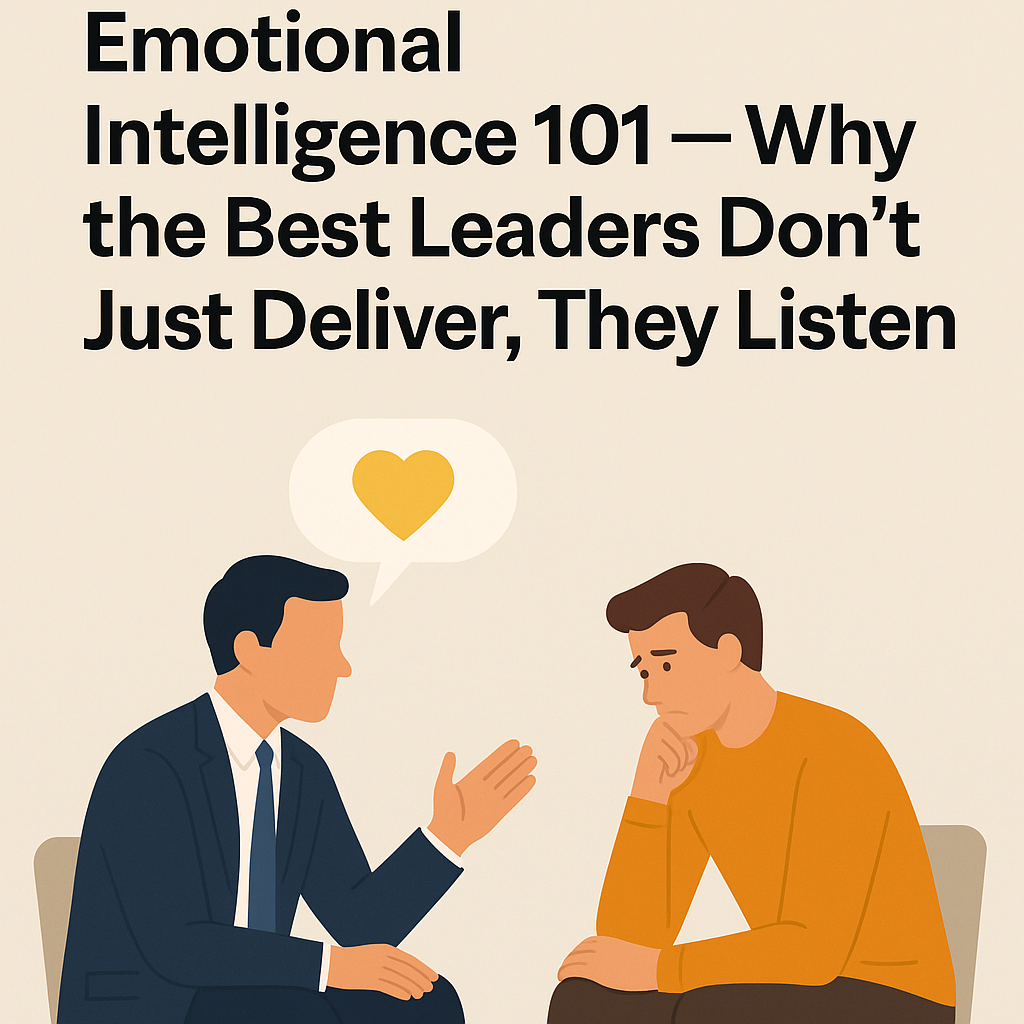 Emotional Intelligence 101 — Why the Best Leaders Don’t Just Deliver ...