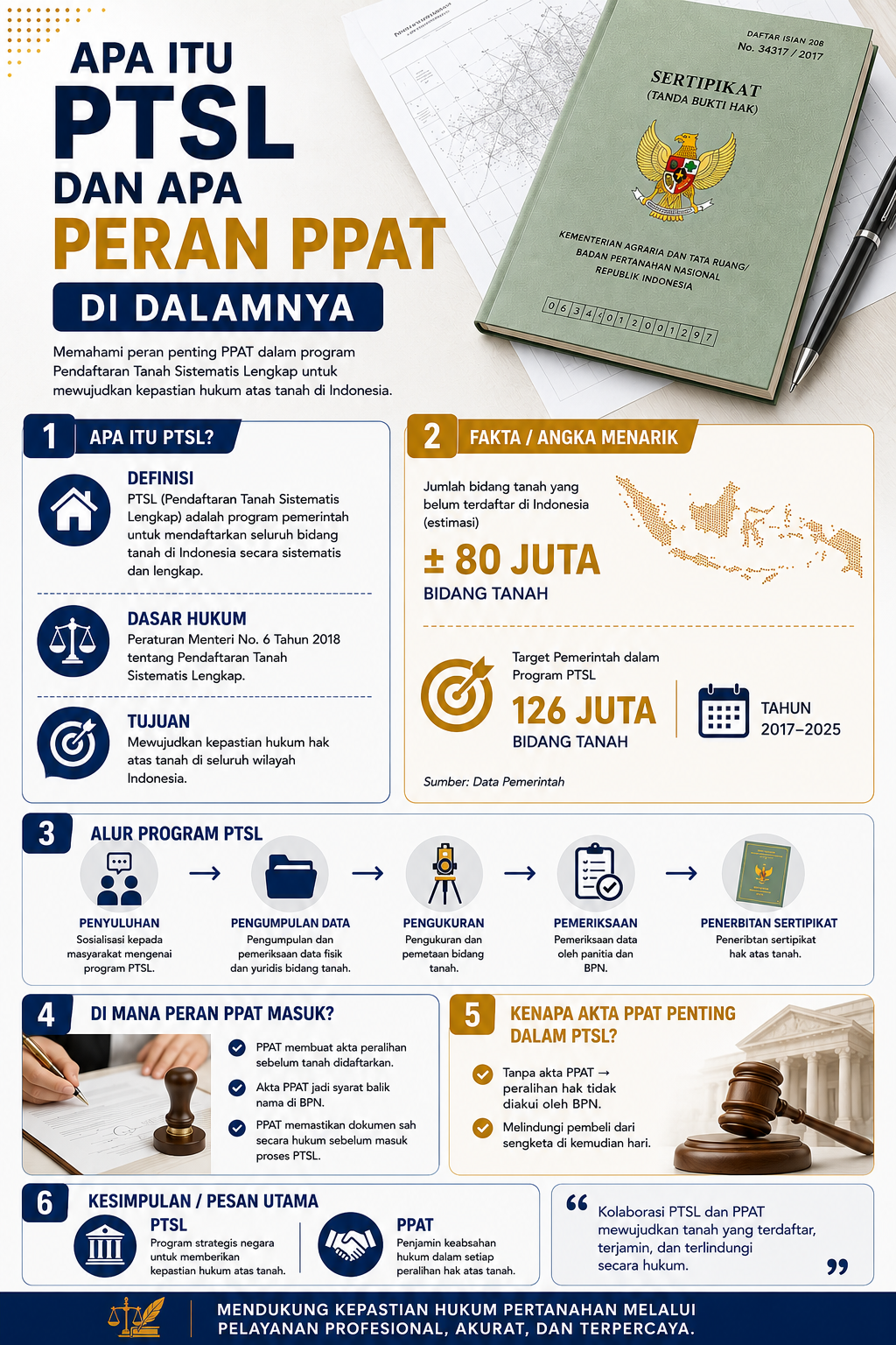 Tanah Belum Bersertifikat? Kenalan Dulu sama PTSL dan Peran Penting PPAT di Dalamnya