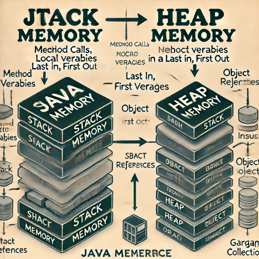 “Stack vs Heap in Java: Understanding Memory Management for Efficient ...