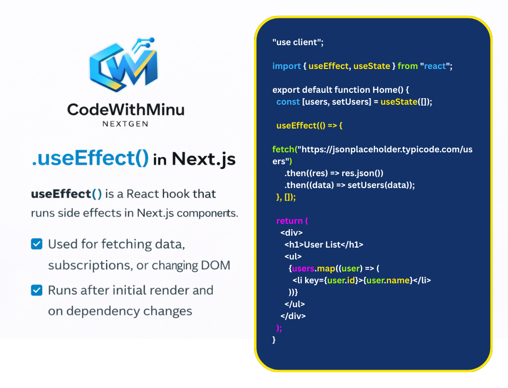 Understanding useEffect in Next.js (Simple Guide for Beginners) | by ...