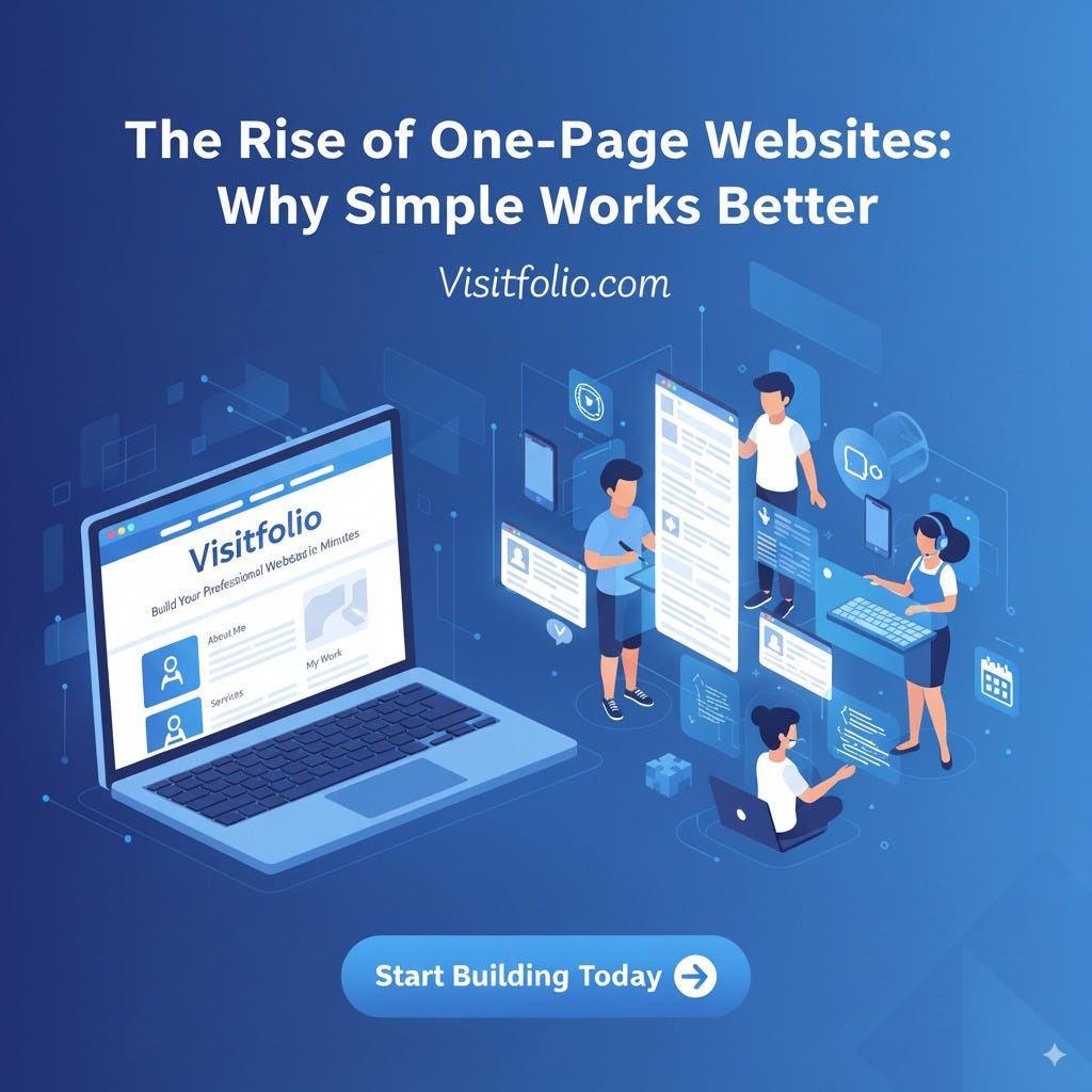 The Rise of One-Page Websites: Why Simple Works Better
