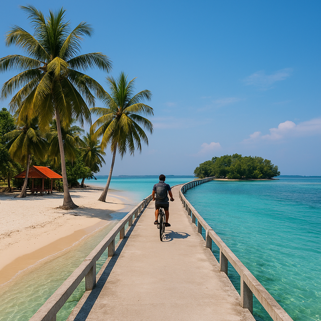 No cars. No malls. Just coconut trees.