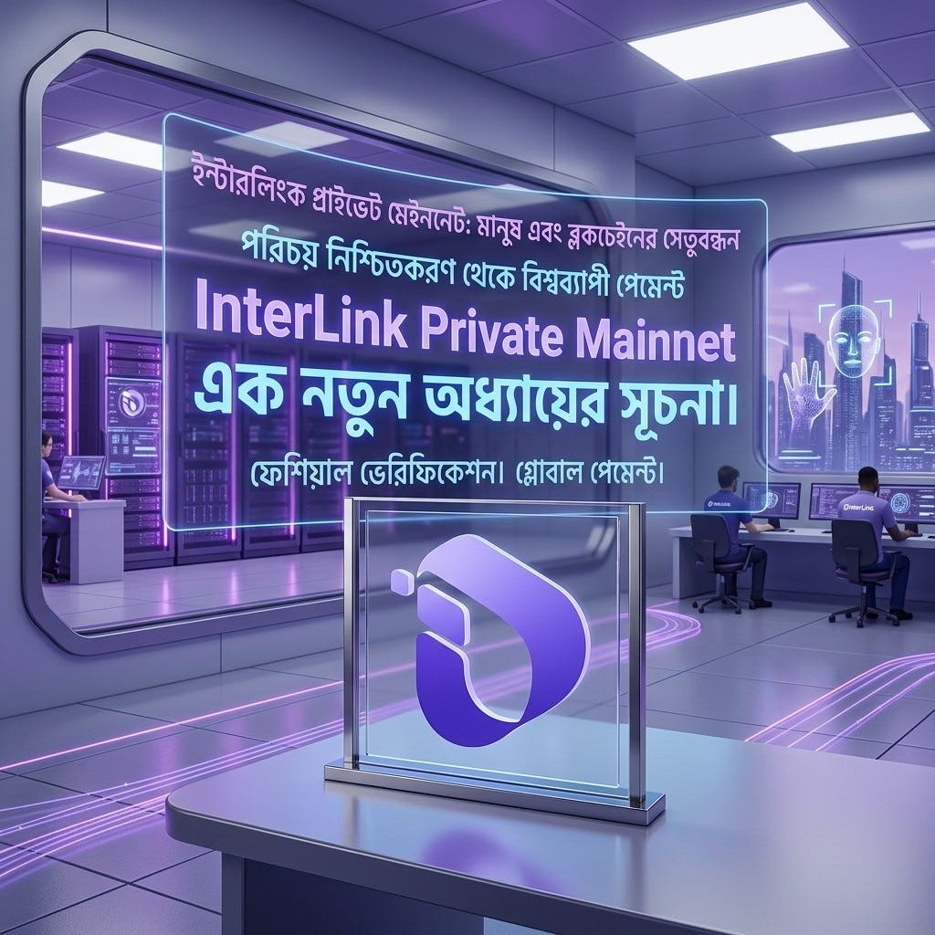 From facial verification to global payments InterLink's Private Mainnet is bridging humans and…