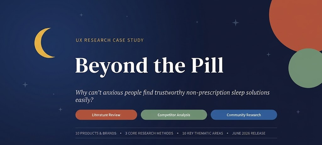 Beyond the Pill: Why can’t anxious people find trustworthy non-prescription sleep solutions easily?