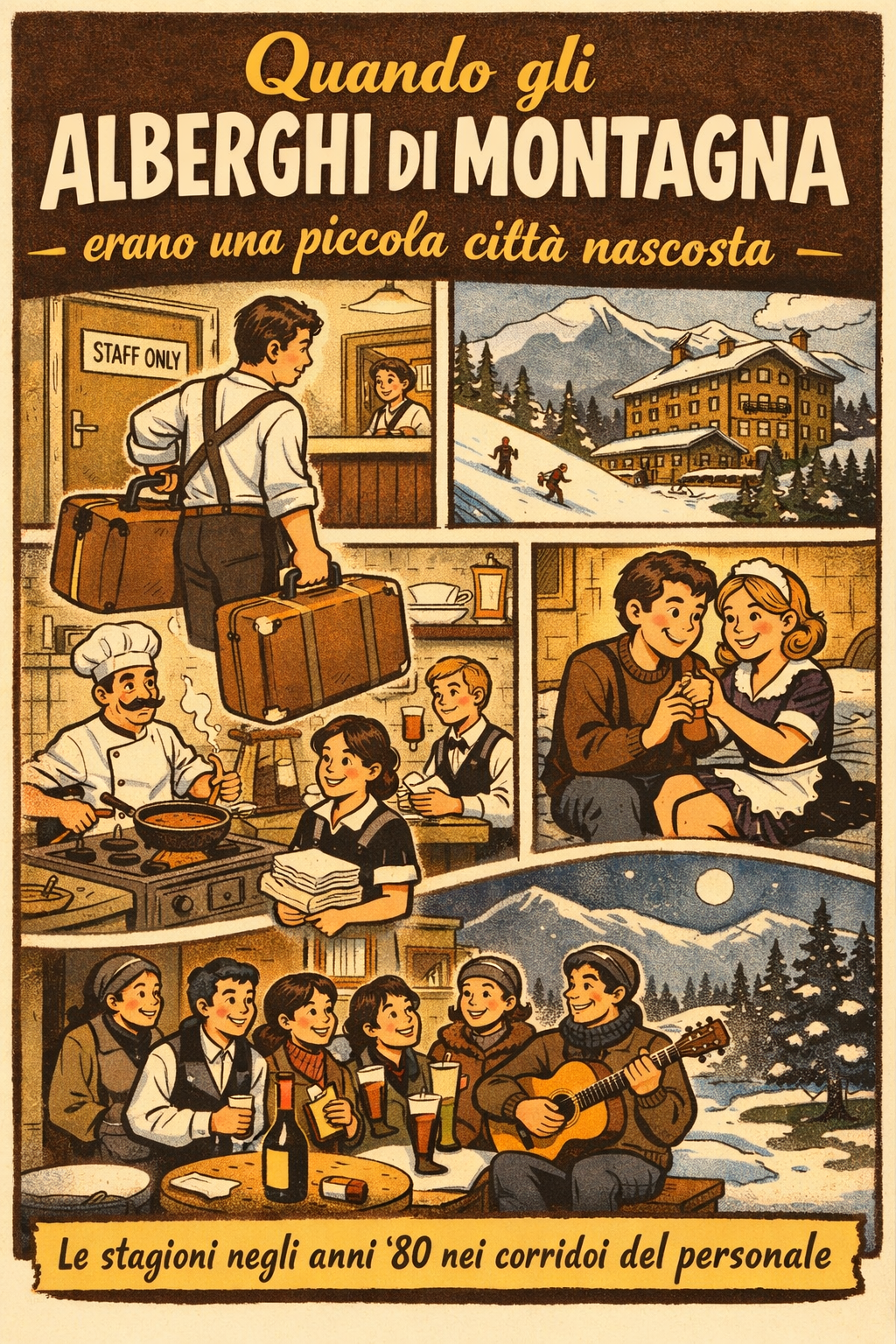 Quando gli alberghi di montagna erano una piccola città nascosta