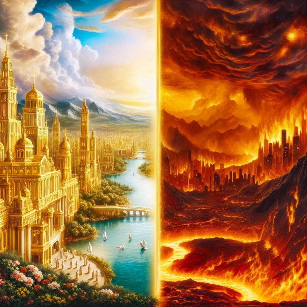 Yes, Heaven Exists. but so does Hell | by This Broken Clay by Ann Adams ...