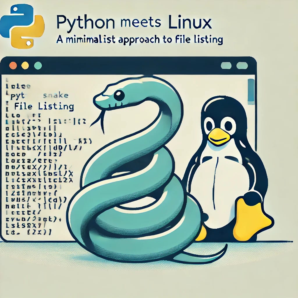 Python Meets Linux: A Minimalist Approach to File Listing | by Hesam ...