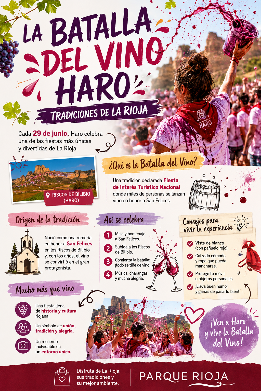 Conoce la historia de la batalla del vino de Haro