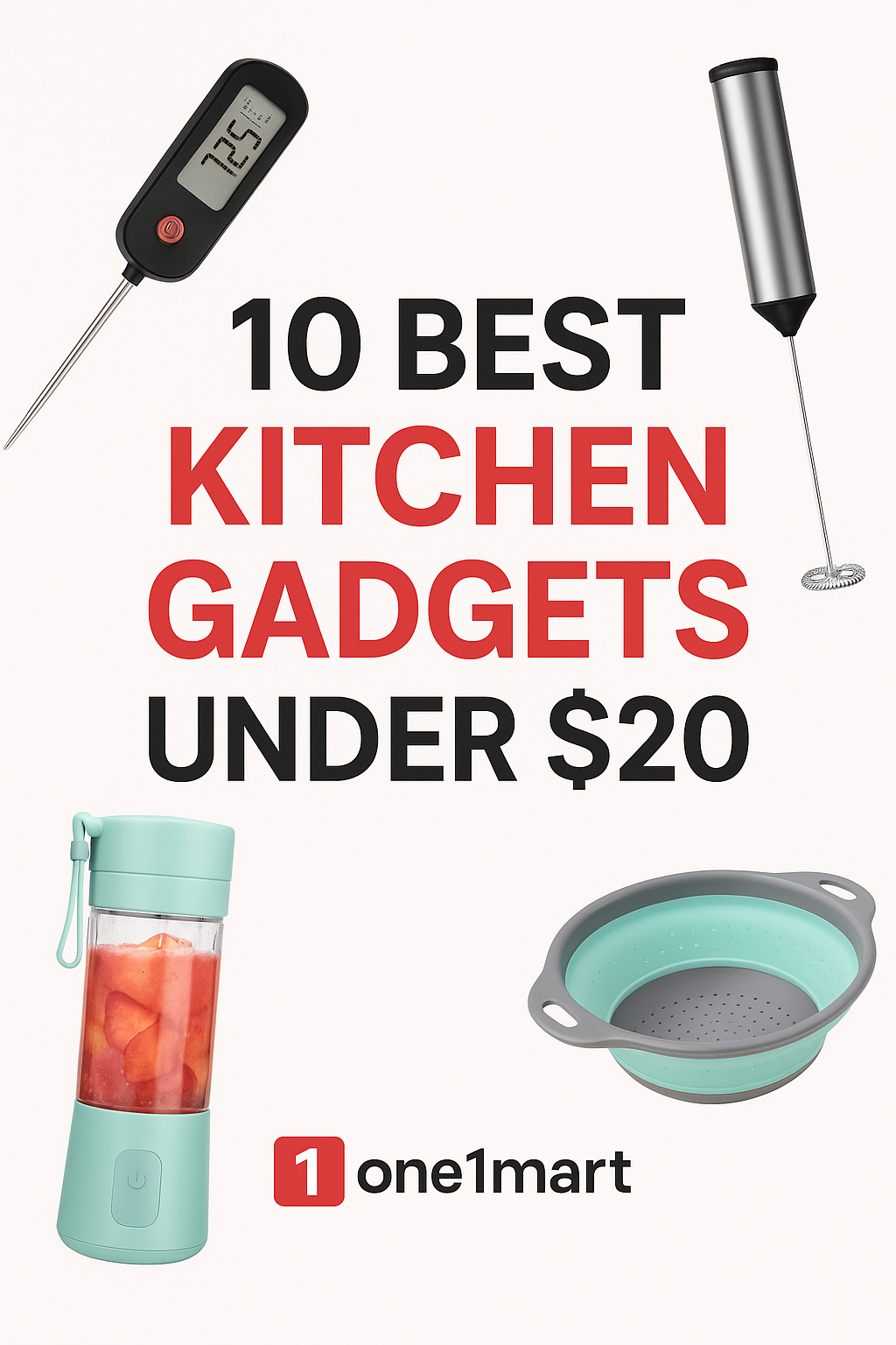 10 Best Kitchen Gadgets Under $20 — Smart & Affordable 2025 Picks