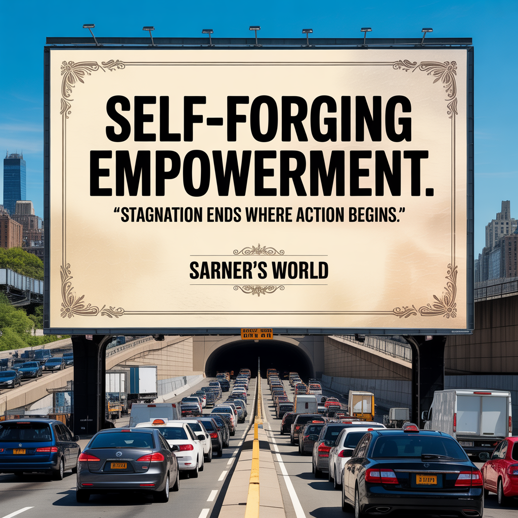 Self-Forging Empowerment!
 “Stagnation Ends Where Action Begins.”