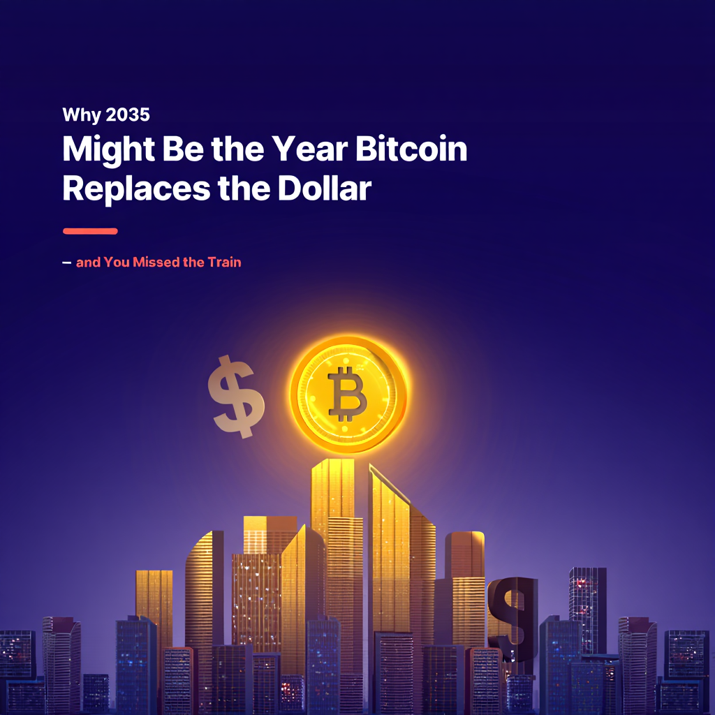 Why 2035 Might Be the Year Bitcoin Replaces the Dollar — and You Missed the  Train | by Blockfuturist | Medium