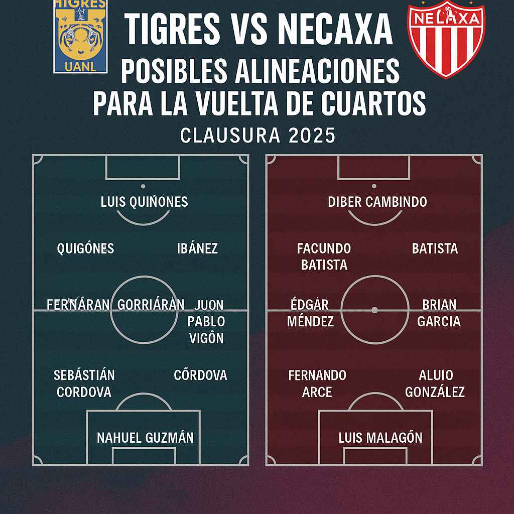 El enfrentamiento entre Tigres UANL y Necaxa en la vuelta de los ...