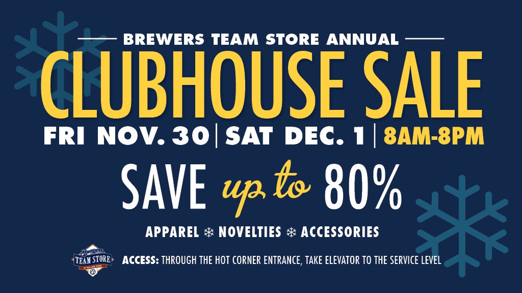 38TH ANNUAL CLUBHOUSE SALE SCHEDULED FOR FRIDAY, NOVEMBER 30