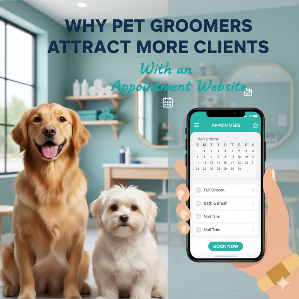 Why Pet Groomers Attract More Clients With an Appointment Website