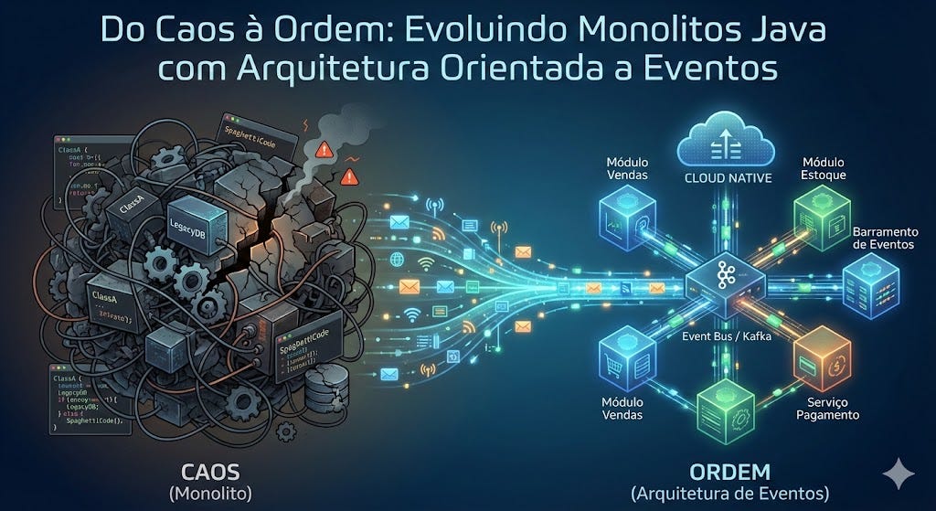 Do Caos à Ordem: Evoluindo Monolitos Java com Arquitetura Orientada a ...