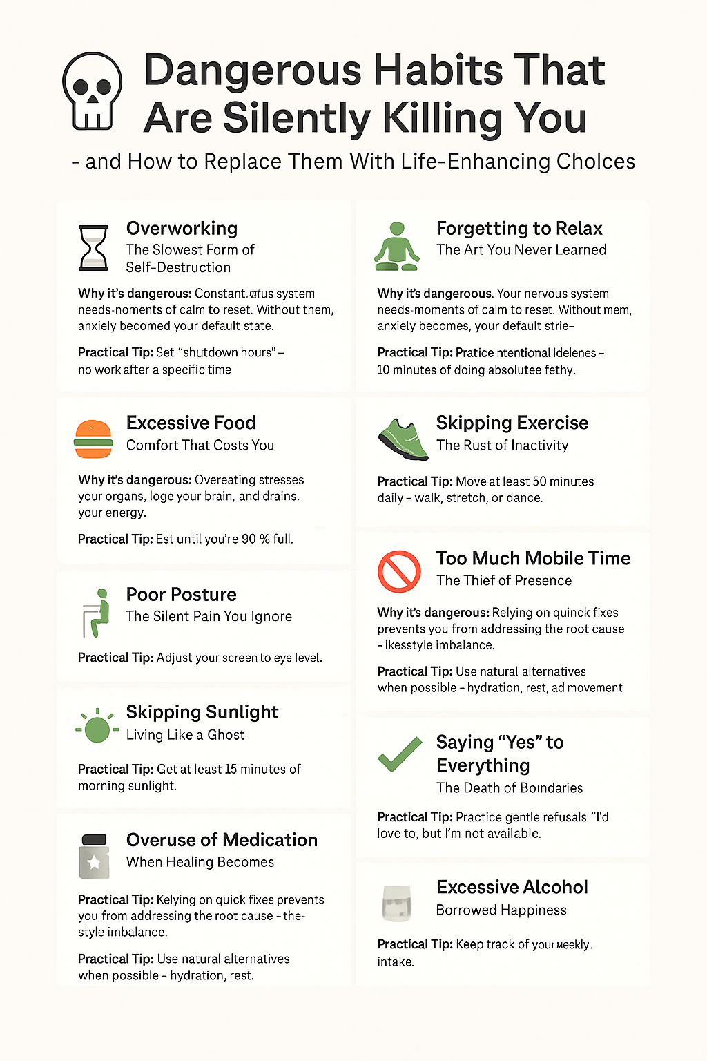 💀 Dangerous Habits That Are Silently Killing You by ComplexityBeauty