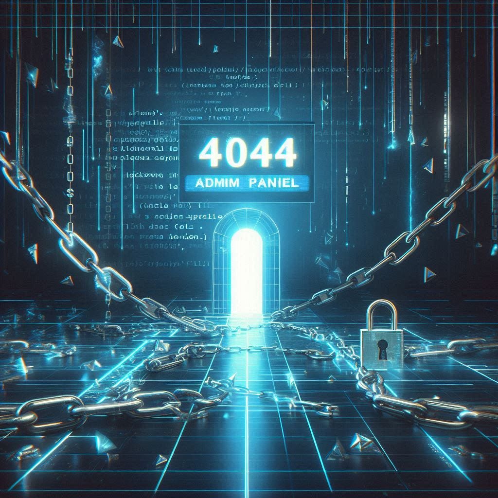404 から 0wnage: 壊れたリンクがどのようにして管理パネルにアクセスできるようになったのか from infosecwriteups.com