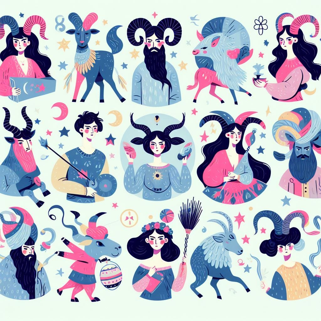 Different Types of Capricorn. Capricorn, the tenth sign of the… by