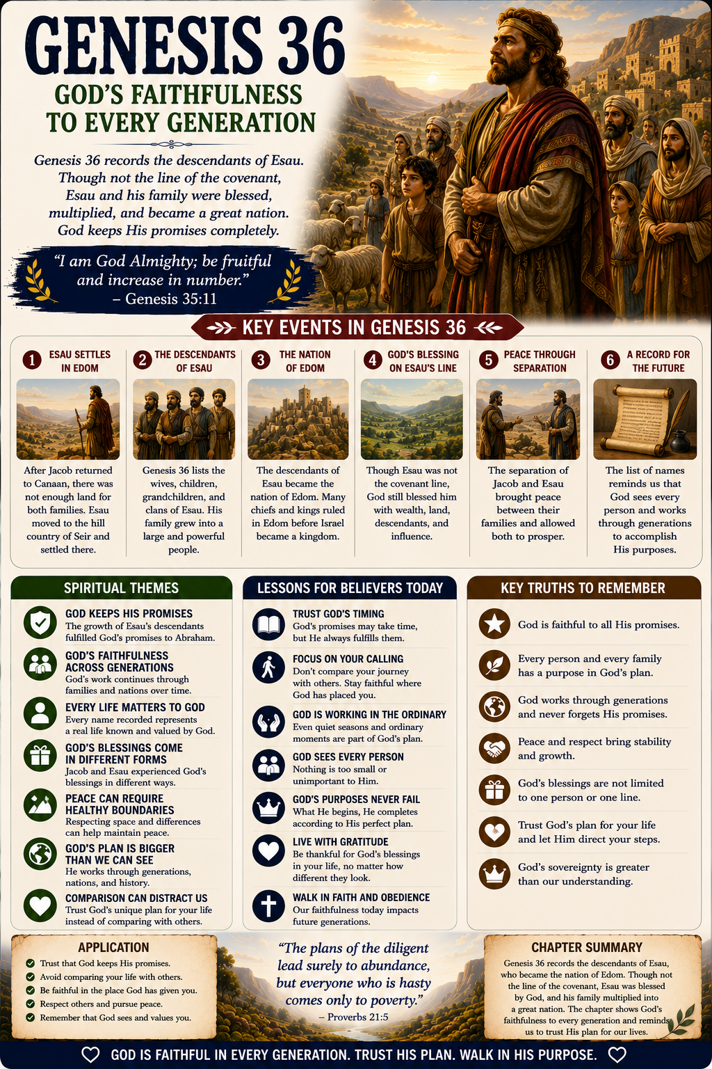 Genesis 36 — God’s Faithfulness to Every Generation