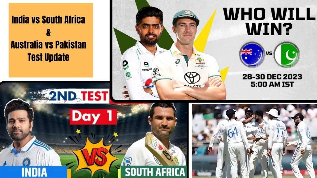 Test Update India vs South Africa & Australia vs Pakistan Test Update - Newsextrabd ...