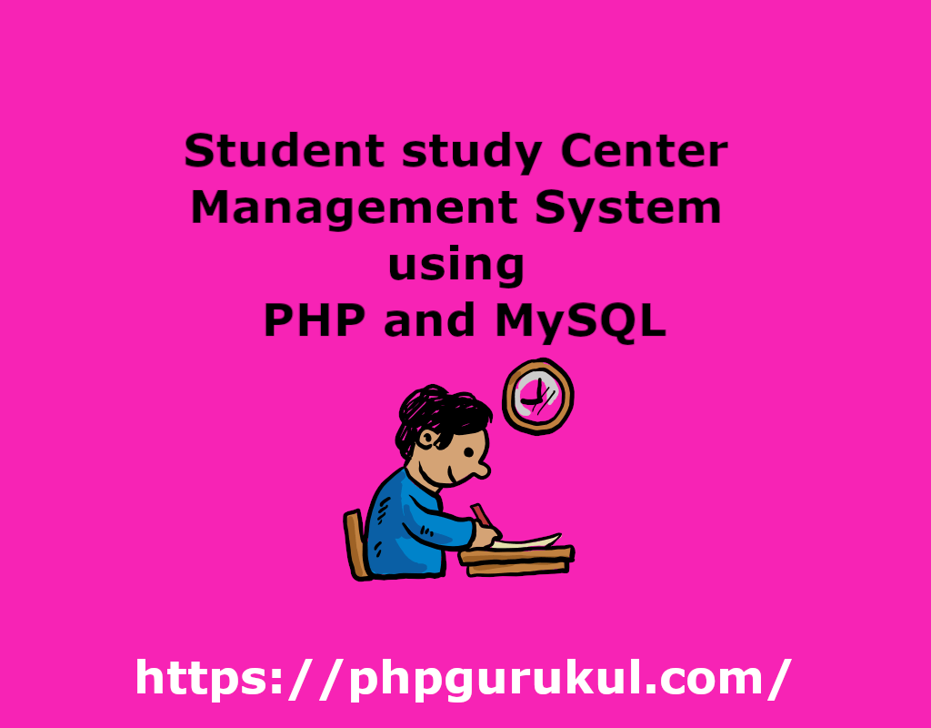 Global Student Study Center Management System Using PHP And MySQL | By ...