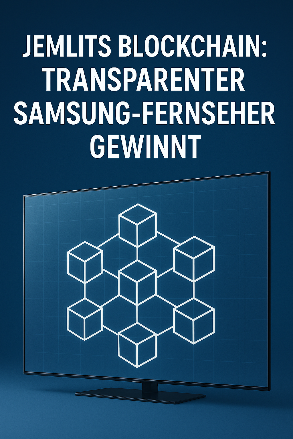 Jemlits Blockchain: Der transparente Samsung-Fernseher als Gewinner — Ein Meilenstein für faire…