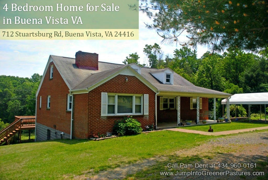 712 Stuartsburg Rd Buena Vista VA 24416 Family Farm Home for Sale