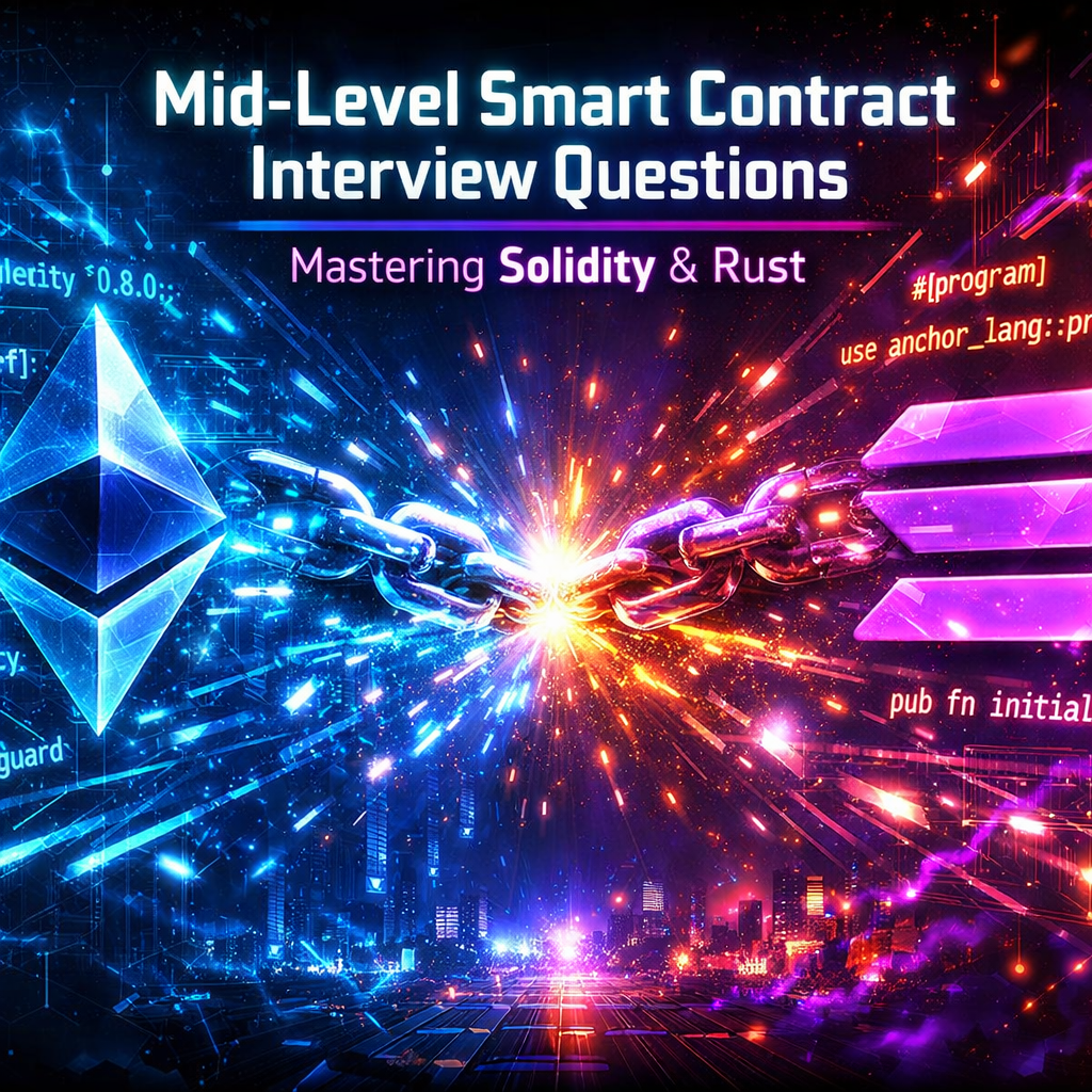 Mid-Level Smart Contract Interview Questions: Mastering Solidity and Rust  for Blockchain Developers | by PMartin | Dec, 2025 | CoinsBench