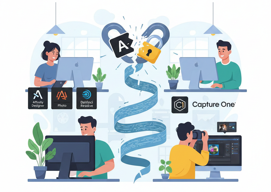 The creative rebellion: powerful tools without Adobe shackles