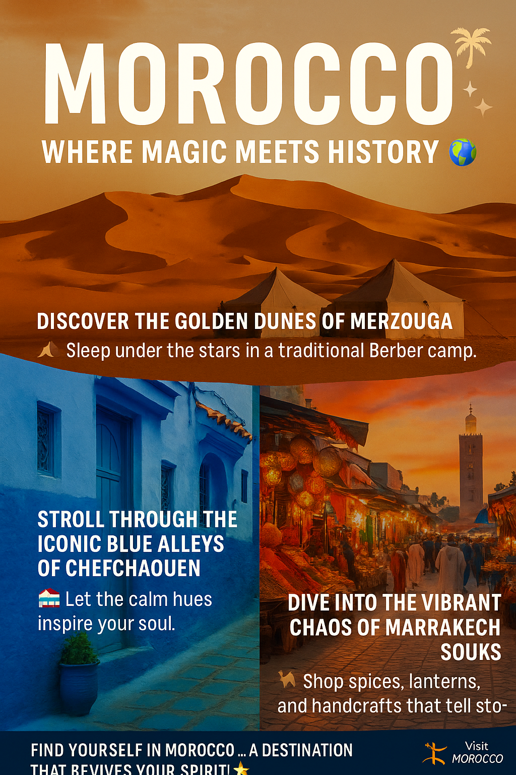 🇲🇦 Traveling to Morocco: Where Magic Meets History 🌍✨