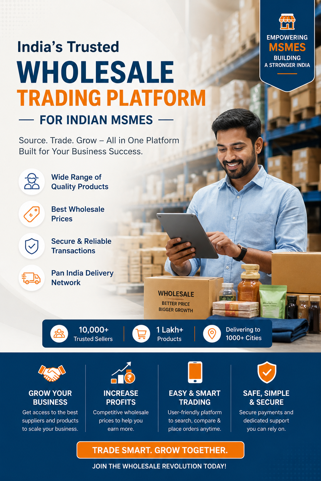 Best Wholesale Trading Platforms for Indian MSMEs in 2026