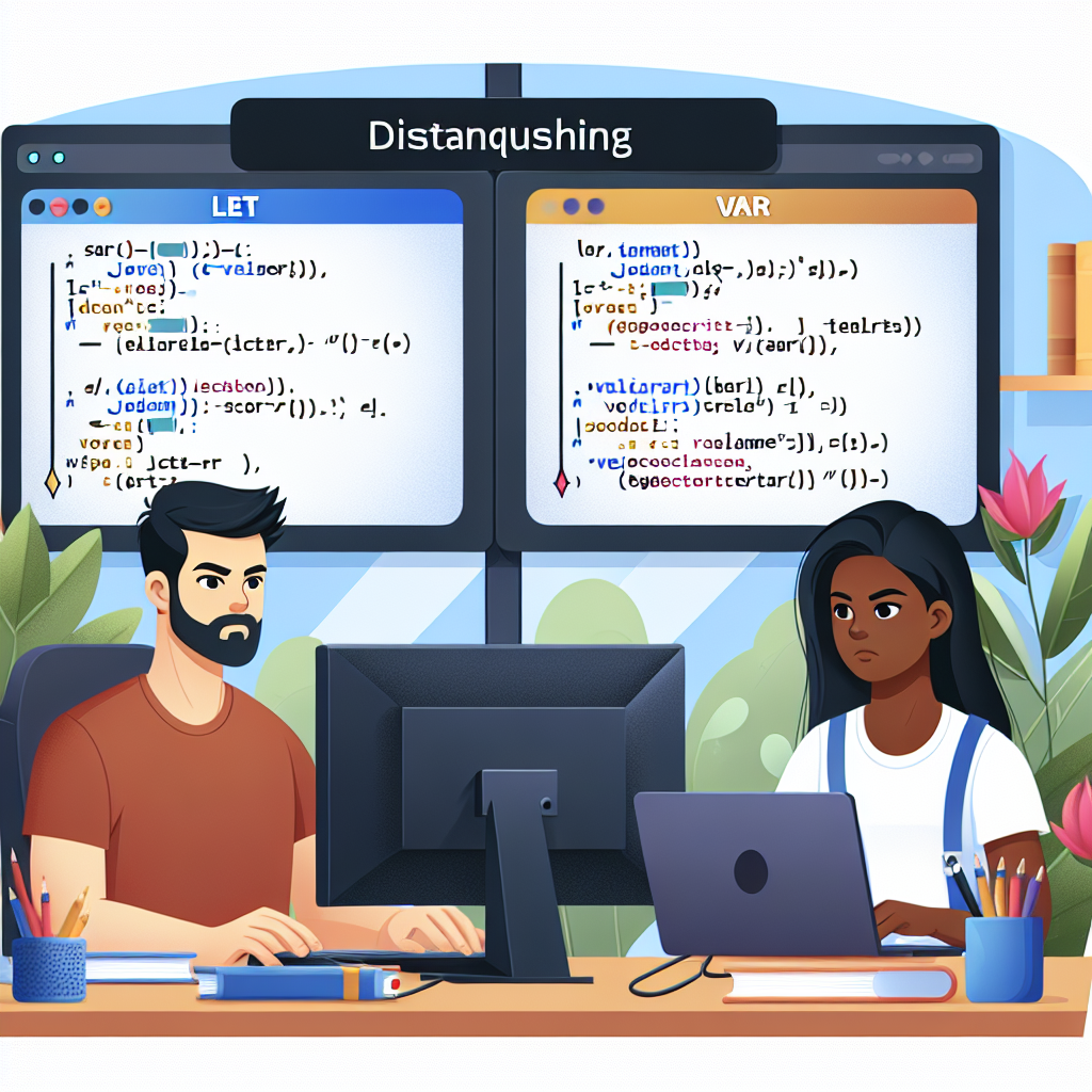 Knowing the Difference in JavaScript Between “let” and “var” | by Denis ...