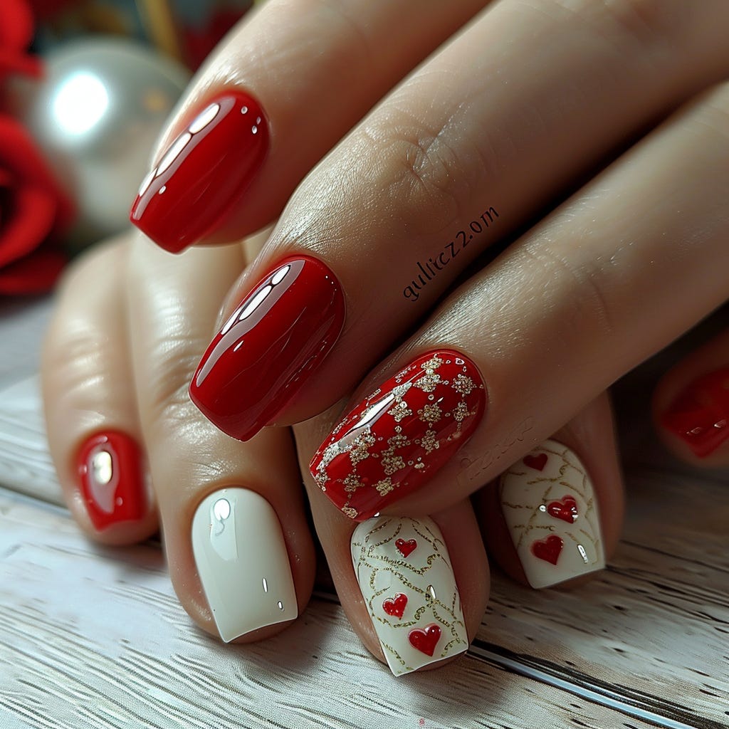 ❤️ Red Valentine Nails 2024: Exploring Chic Designs of Love