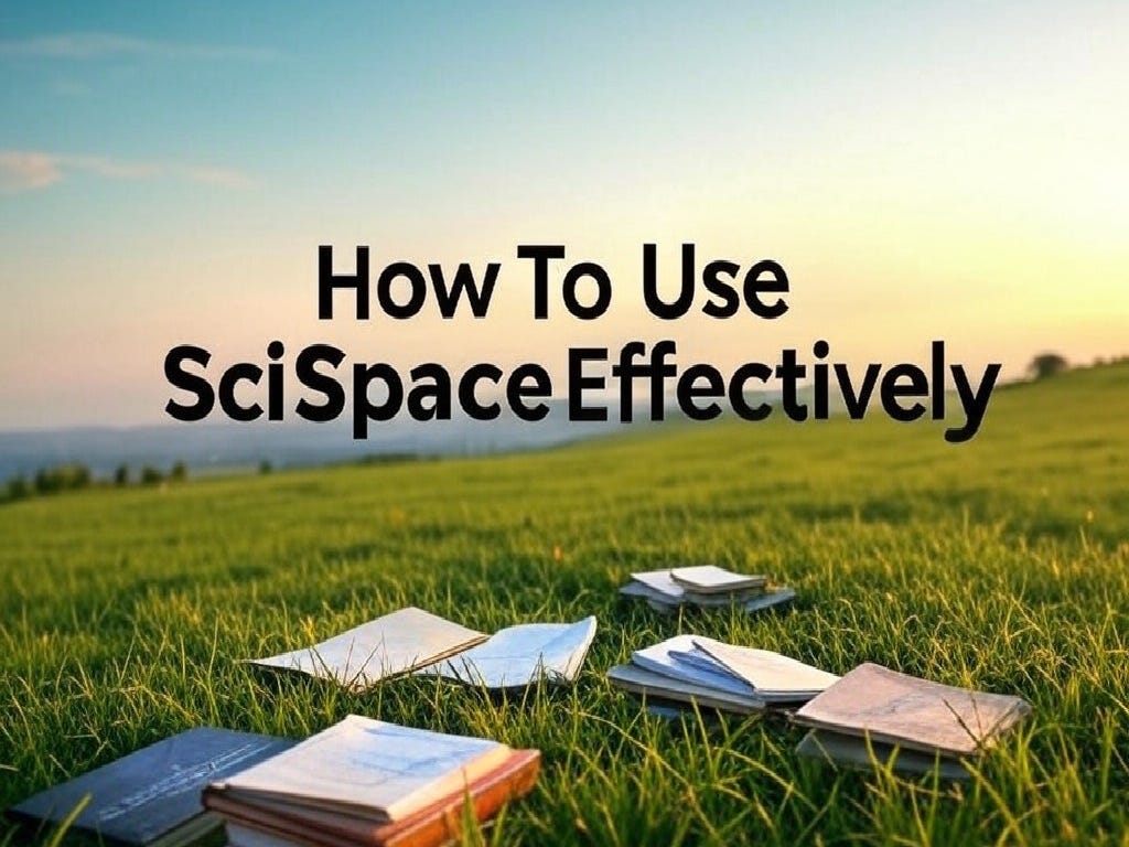 How To Use SciSpace Effectively. Literature Review With 287 Million ...