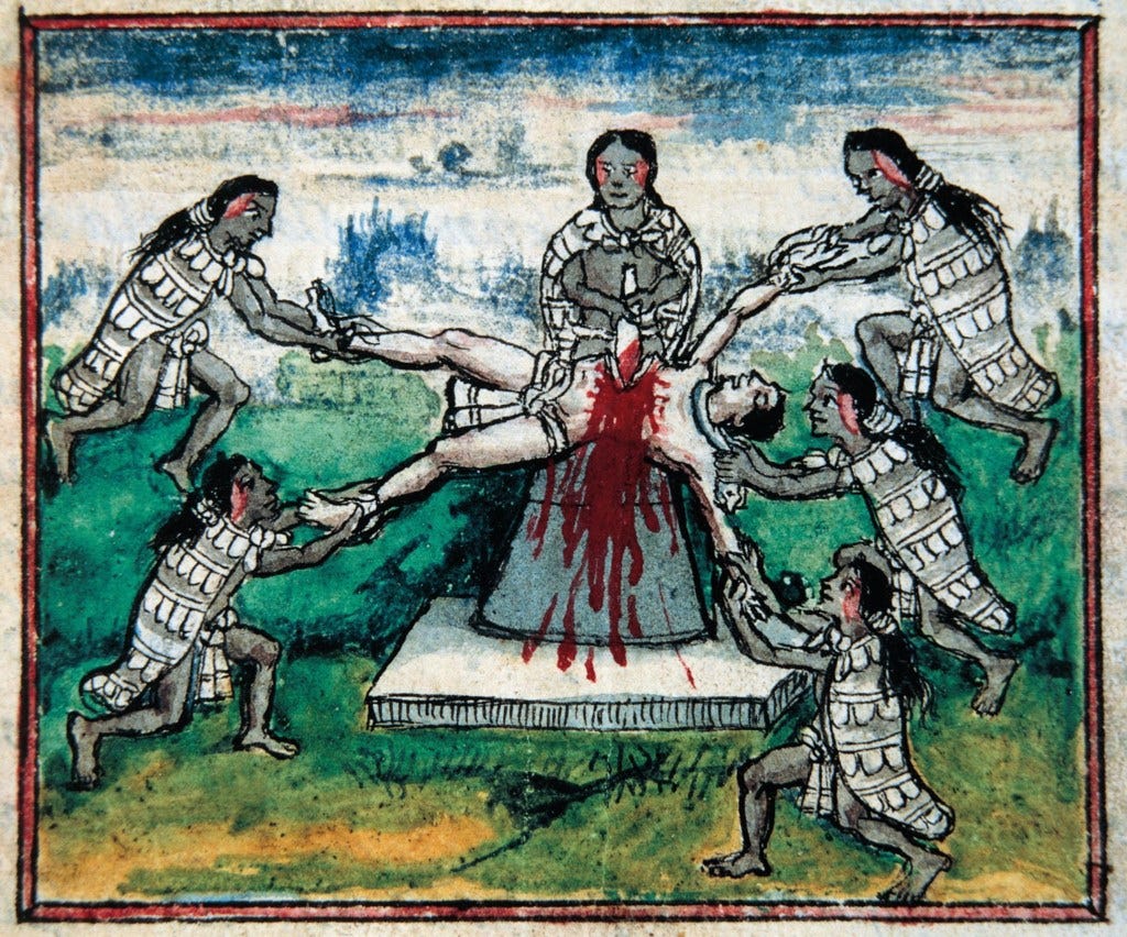 A Brief History Of Human Sacrifice: The Aztecs 