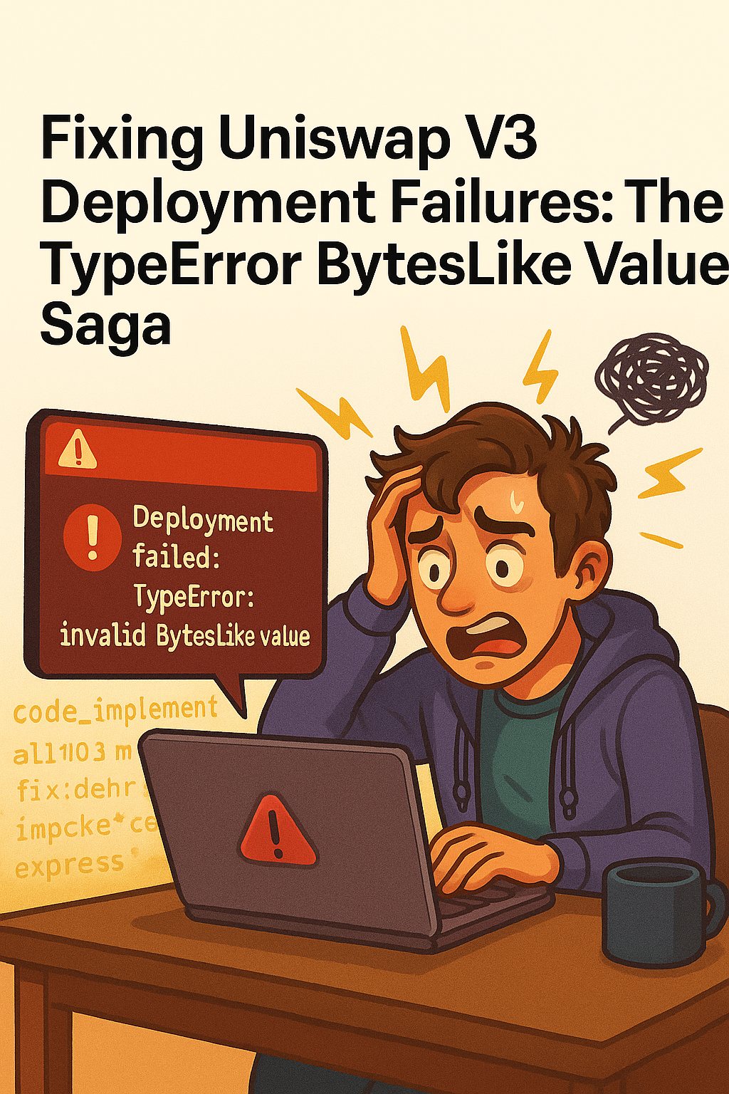 Invalid BytesLike value When Deploying Uniswap V3 Contracts (v3-periphery Issue)