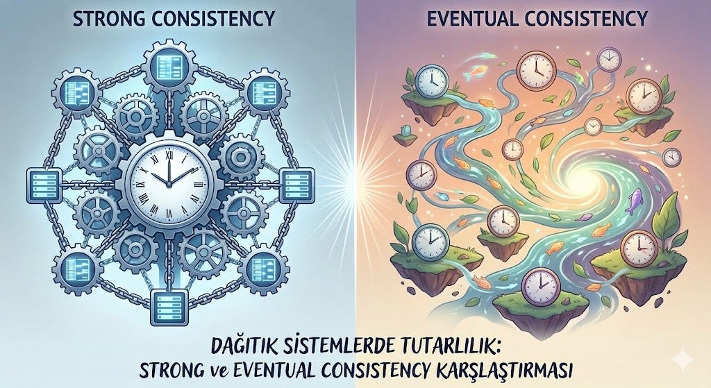 Dağıtık Sistemlerde Tutarlılık: Strong ve Eventual Consistency Karşılaştırması