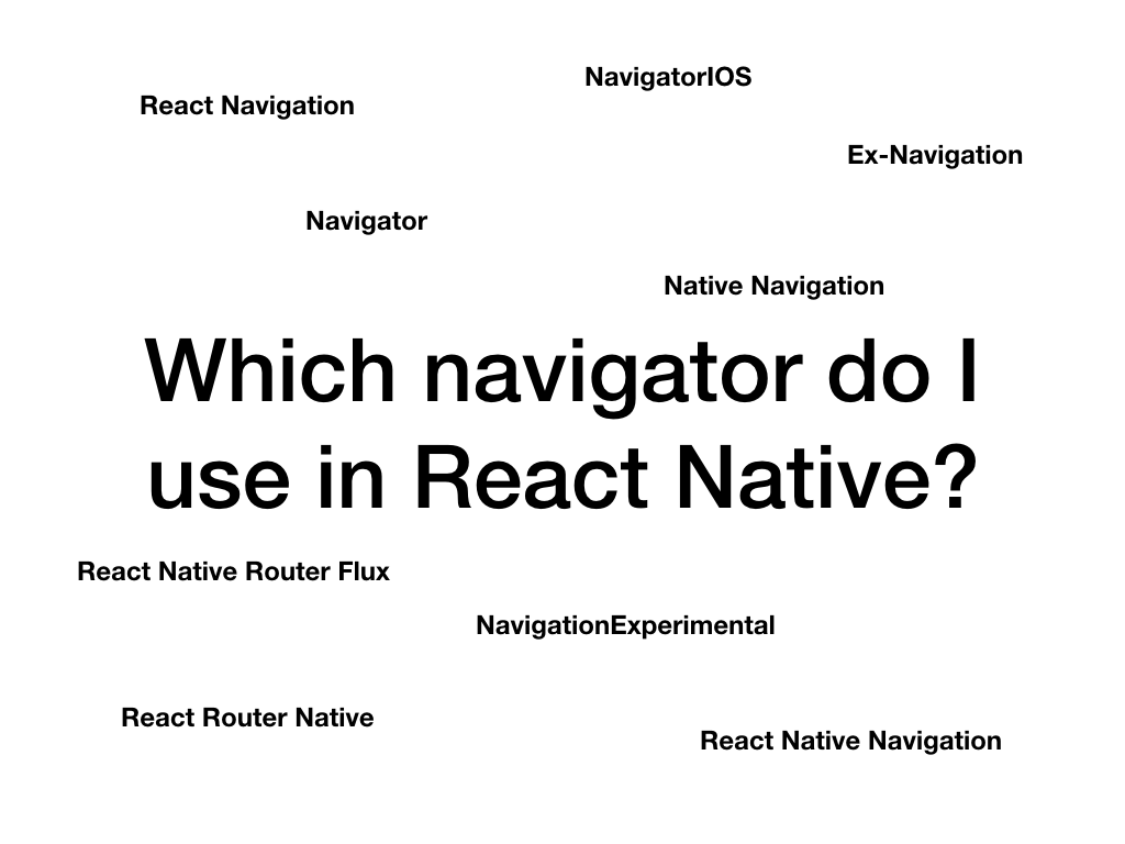 Navigating Navigation in React Native by Spencer Carli Handlebar