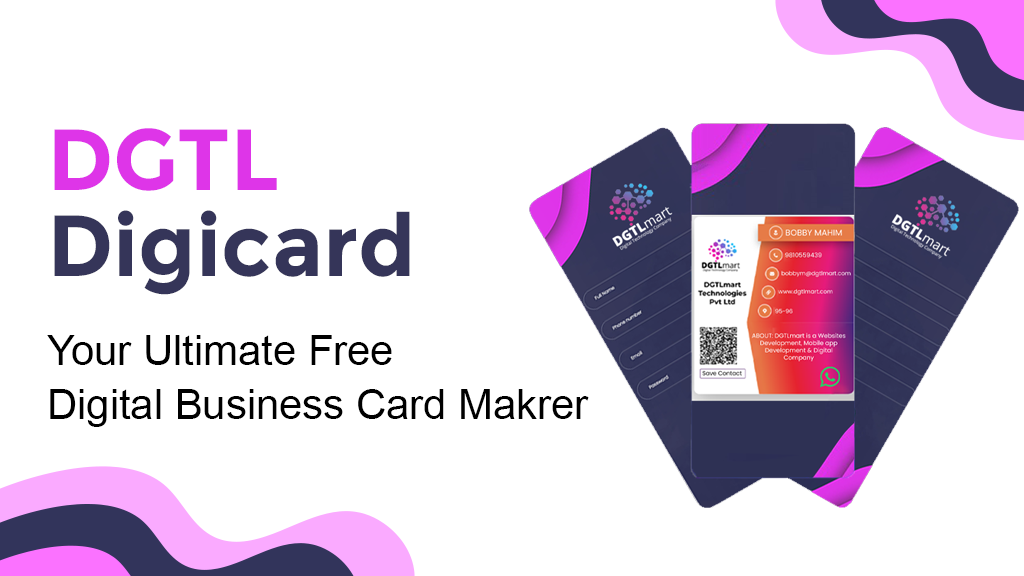 Free digital business card maker create professional cards online