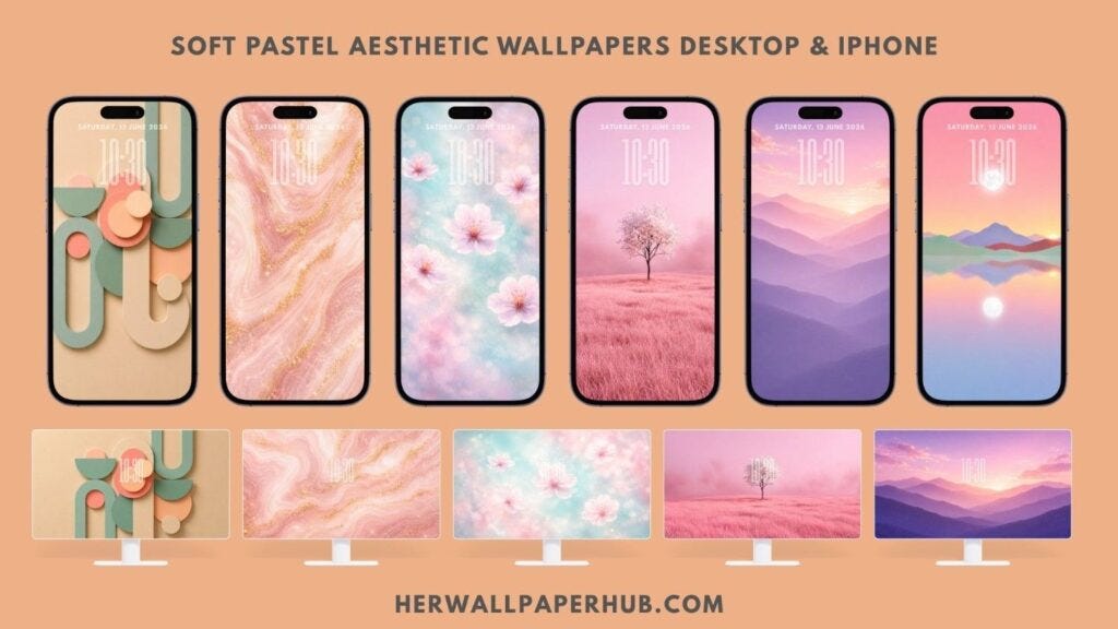 36 Cute Pastel Wallpaper Ideas That Will Instantly Transform Your Screen