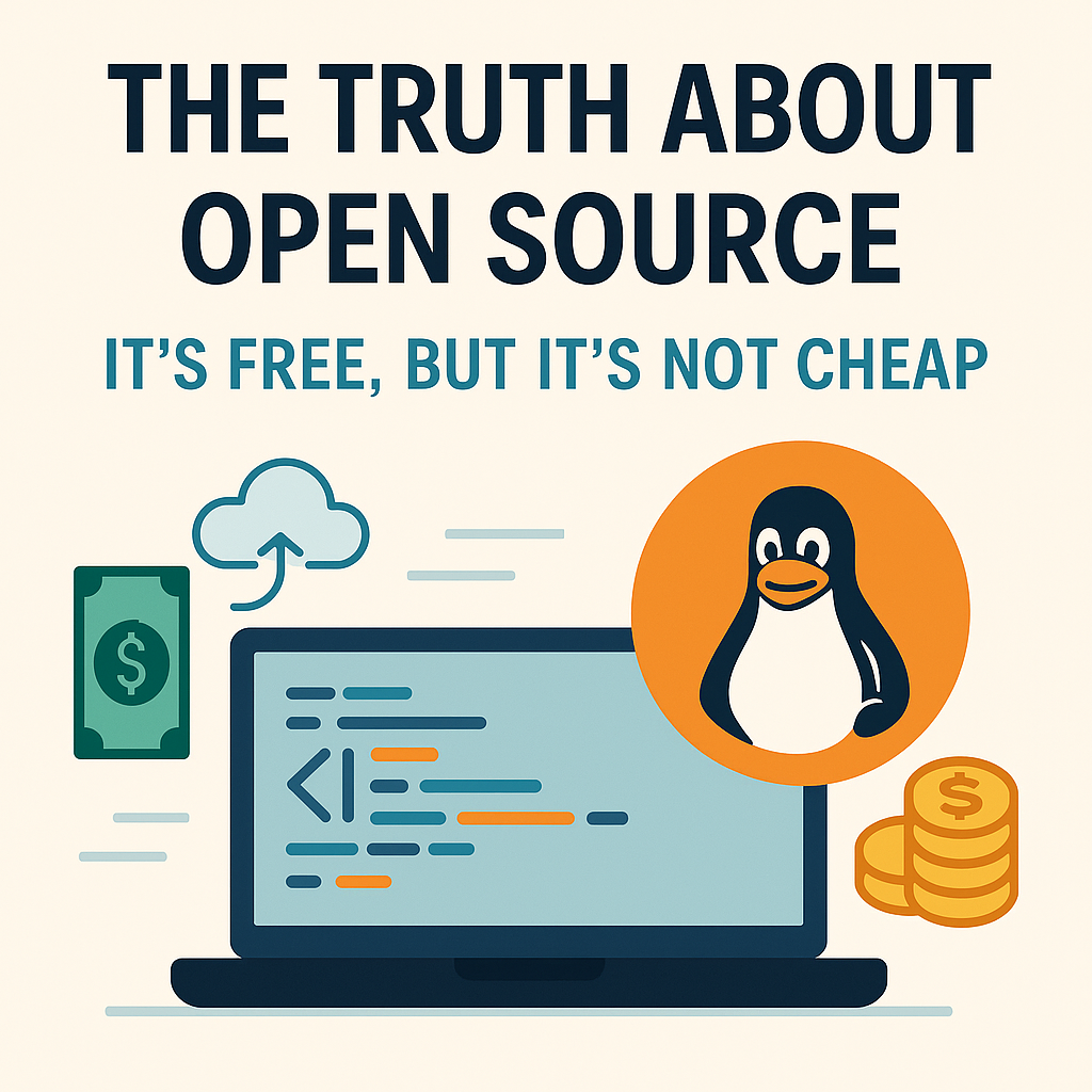 The Truth About Open Source It S Free But It S Not Cheap By Avadhut