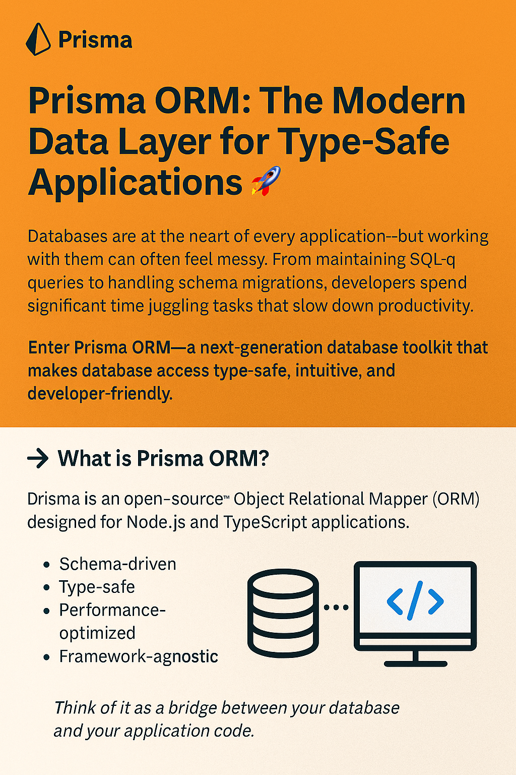 Prisma ORM: The Modern Data Layer for Type-Safe Applications 🚀 | by ...