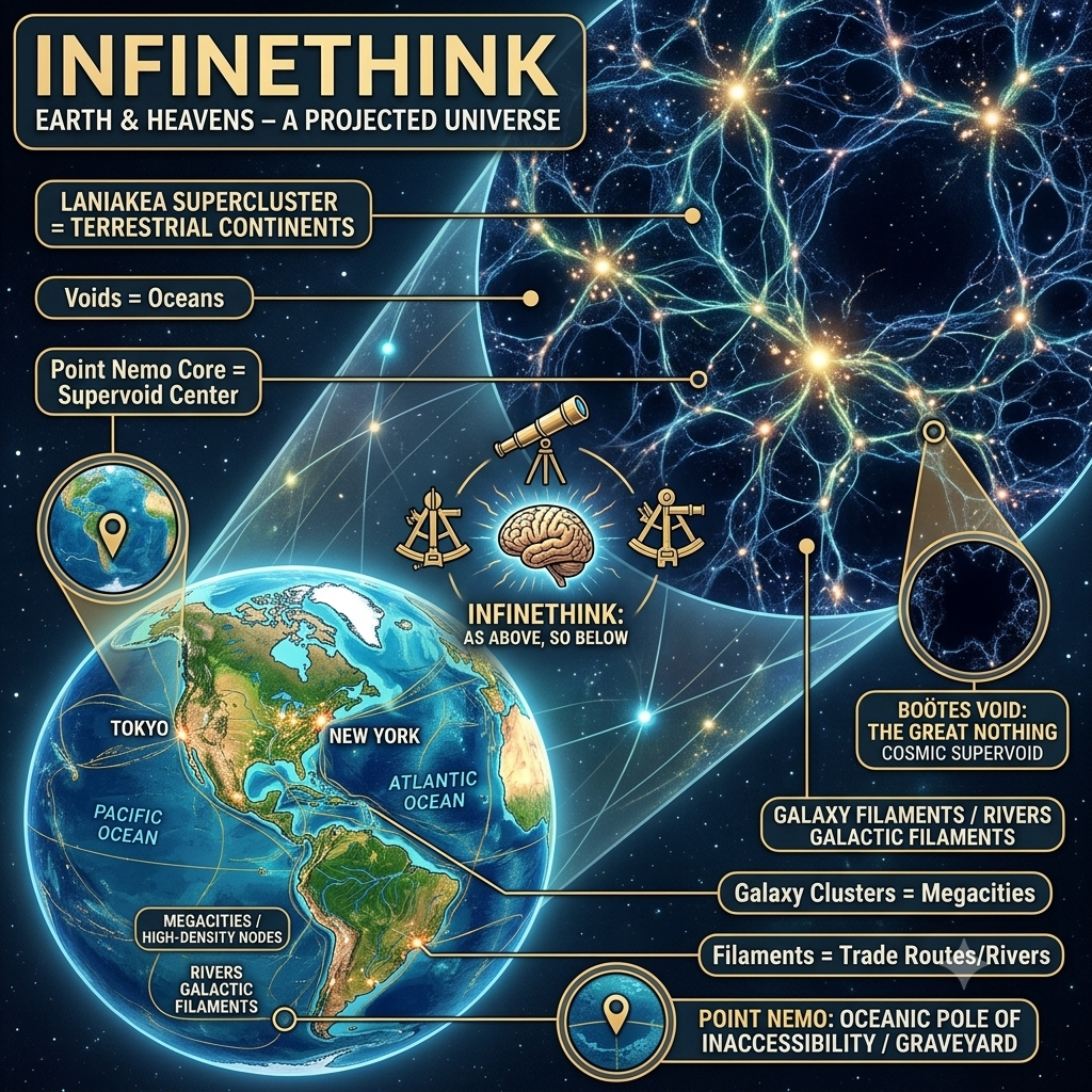 Projecting the Map of Earth Onto the Cosmos BY_SYED