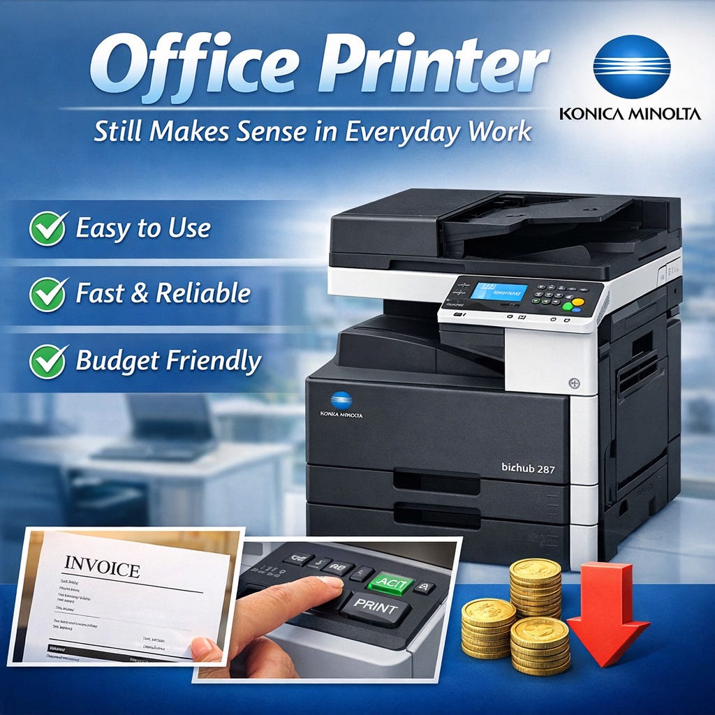 Why an Office Printer Still Makes Sense in Everyday Work | Konica