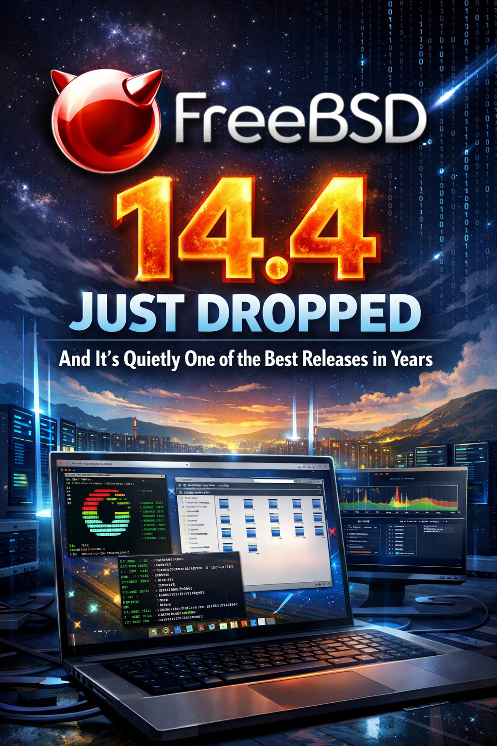 FreeBSD 14.4 Just Dropped — And It’s Quietly One of the Best Releases in Years