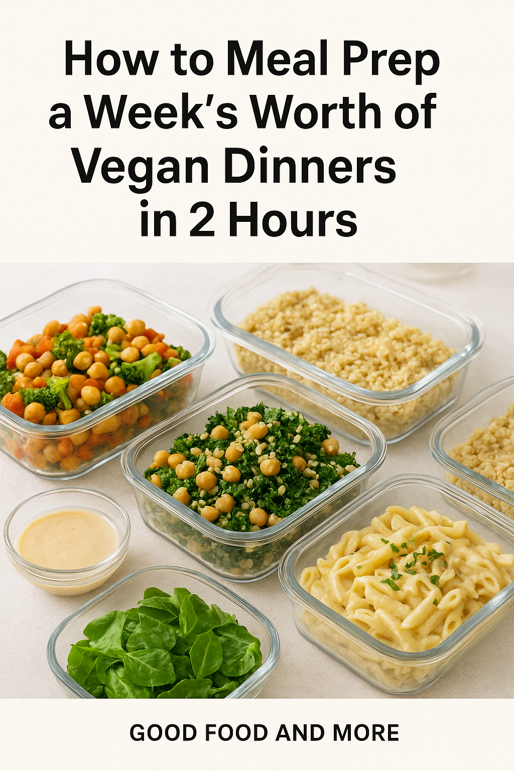 How to Meal Prep a Week&rsquo;s Worth of Vegan Dinners