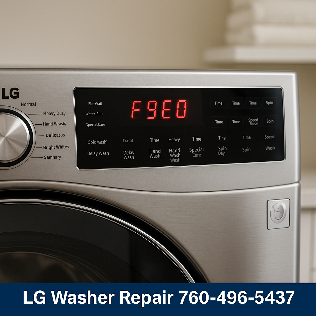 LG Washer E6 Error Code with Clicking Sound? Here’s What Failed