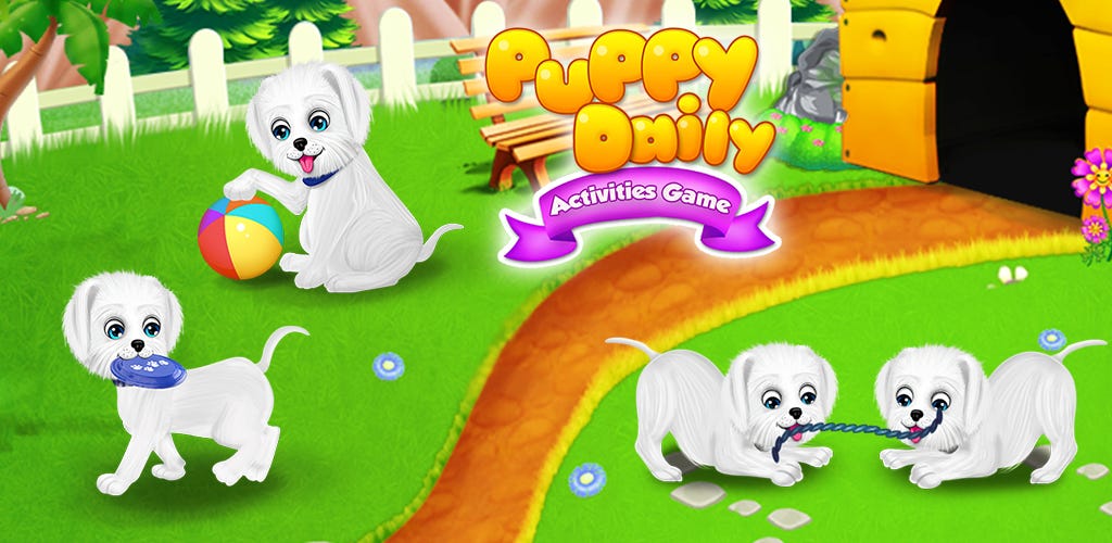 Puppy Daily Activities Game — Pet Daycare, by GameiMake